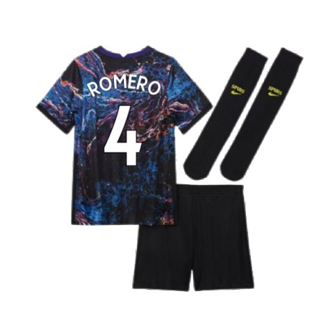Tottenham 2021-2022 Away Baby Kit (ROMERO 4)