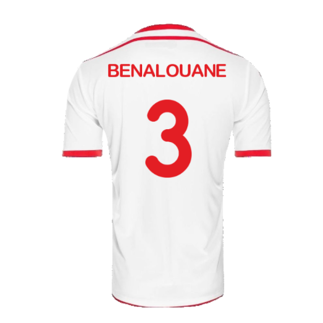 Tunisia 2018 Home Shirt ((Excellent) M) (Benalouane 3)