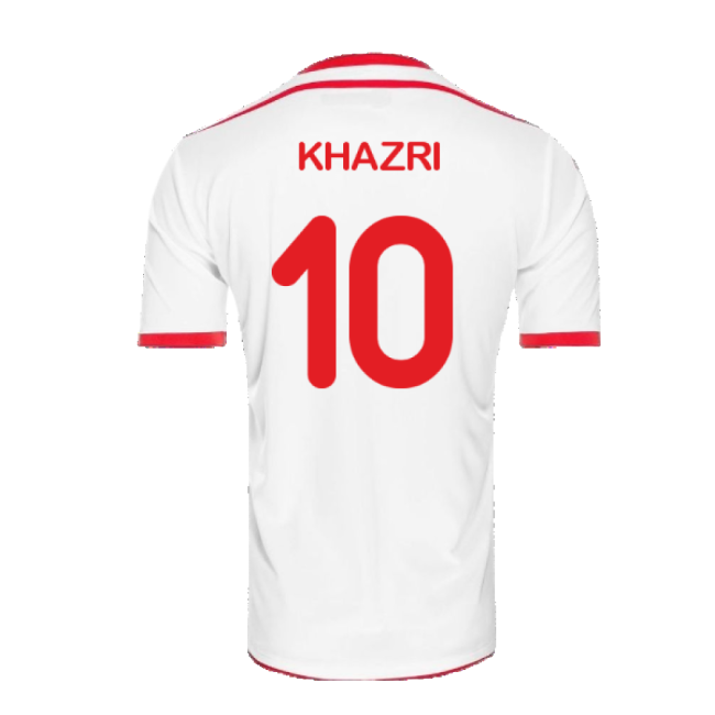 Tunisia 2018 Home Shirt ((Excellent) M) (Khazri 10)