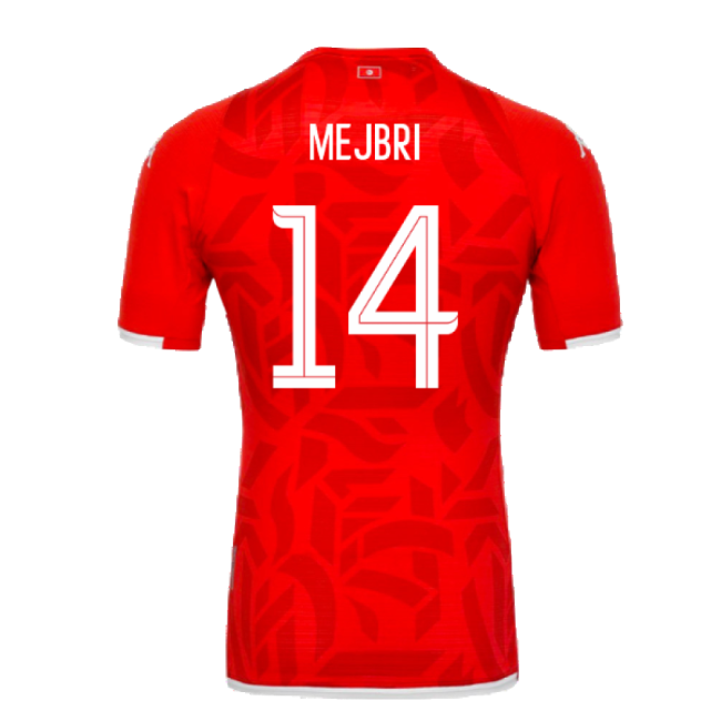 Tunisia 2021-22 Home Shirt (Excellent) (L) ((Excellent) L) (Mejbri 14)