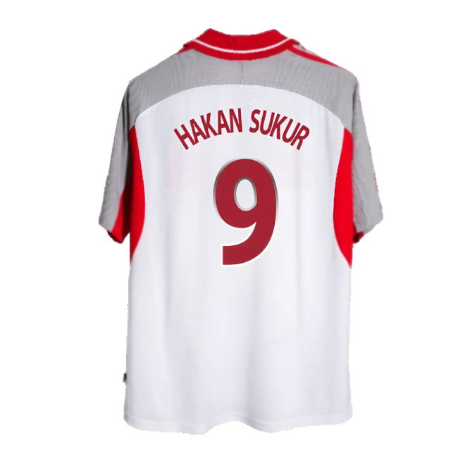 Turkey 2000-02 Away Shirt ((Excellent) S) (Hakan Sukur 9)