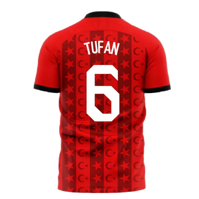 Turkey 2025-2026 Home Concept Football Kit (Libero) (TUFAN 6)