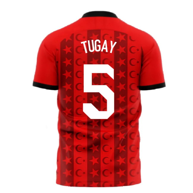 Turkey 2025-2026 Home Concept Football Kit (Libero) (TUGAY 5)