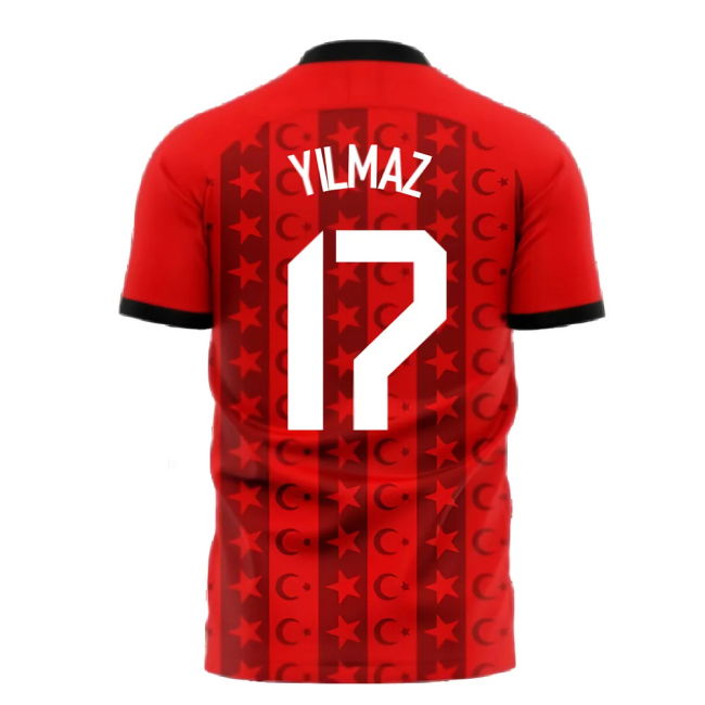 Turkey 2025-2026 Home Concept Football Kit (Libero) (YILMAZ 17)