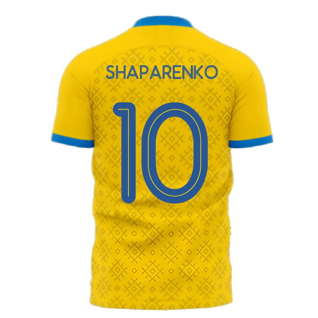 Ukraine 2025-2026 Home Concept Football Kit (Libero) (SHAPARENKO 10)