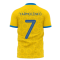 Ukraine 2023-2024 Home Concept Football Kit (Libero) (YARMOLENKO 7)