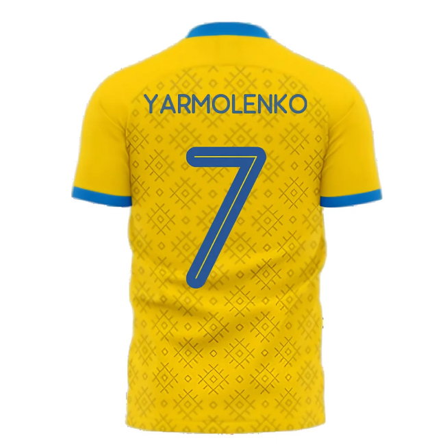 Ukraine 2025-2026 Home Concept Football Kit (Libero) (YARMOLENKO 7)
