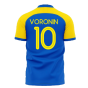 Ukraine Stop War Concept Football Kit (Libero) - Blue (VORONIN 10)
