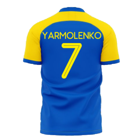 Ukraine Stop War Concept Football Kit (Libero) - Blue (YARMOLENKO 7)
