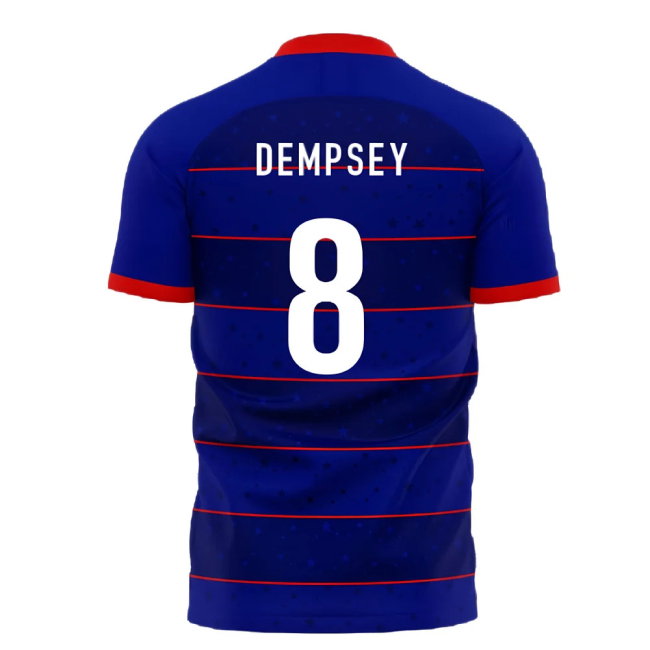 United States 2025-2026 Away Concept Football Kit (Libero) (DEMPSEY 8)