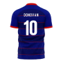 United States 2023-2024 Away Concept Football Kit (Libero) (DONOVAN 10)