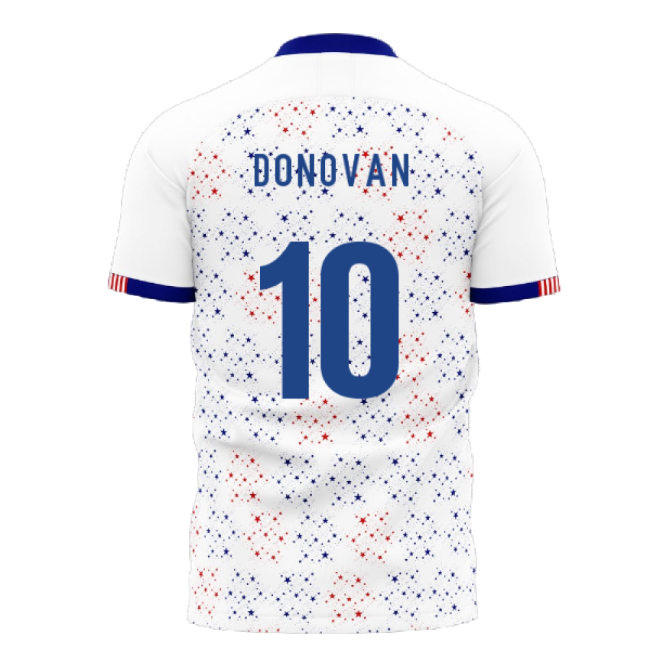 United States 2025-2026 Home Concept Football Kit (Libero) (DONOVAN 10)