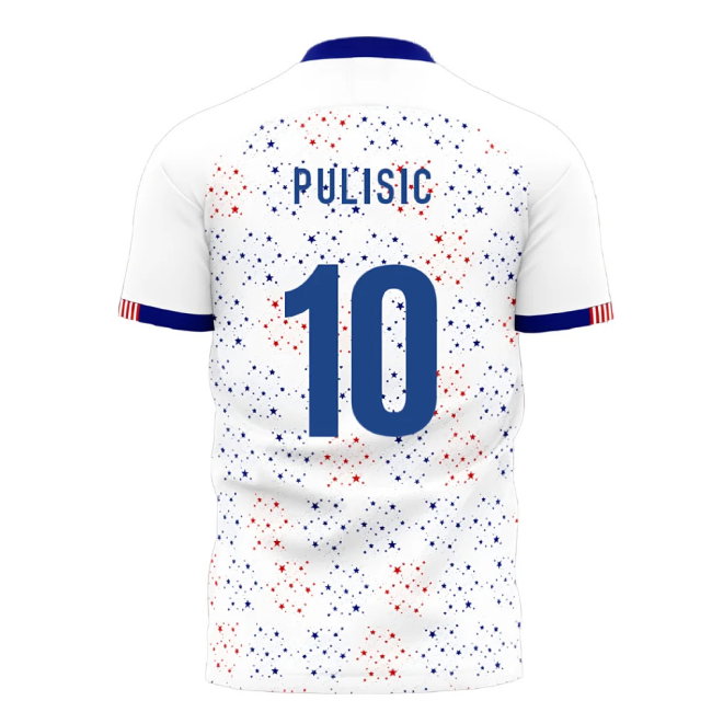 United States 2025-2026 Home Concept Football Kit (Libero) (PULISIC 10)