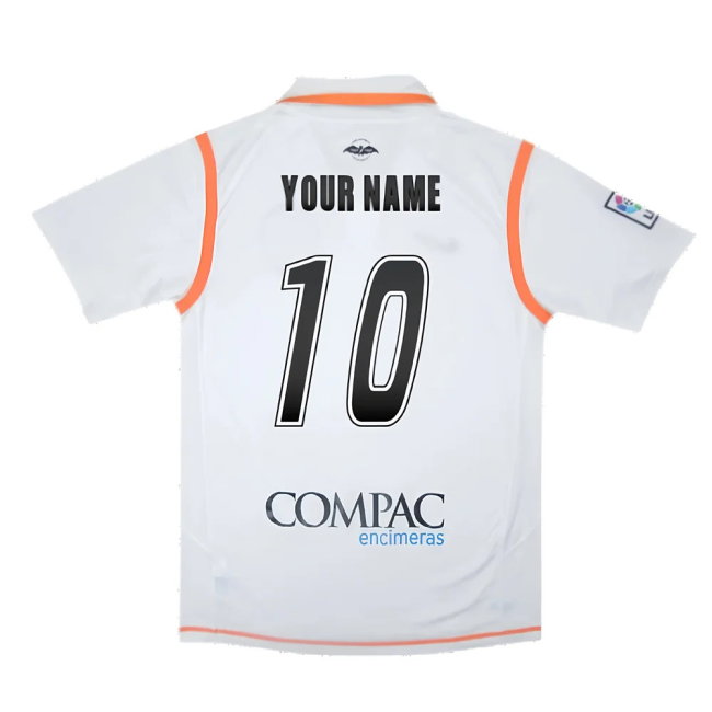 Valencia 2007-08 Home Shirt ((Excellent) S) (Your Name)