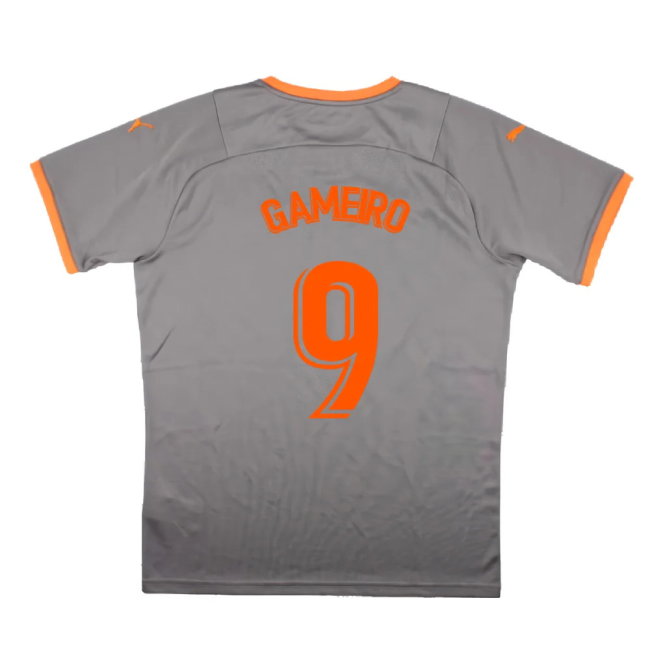 Valencia 2021-22 Fourth Shirt (Sponsorless) (M) (Mint) (GAMEIRO 9)