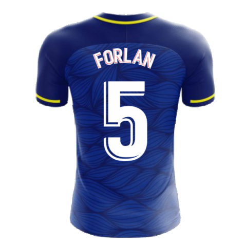 Villarreal 2025-2026 Away Concept Football Kit (Libero) (FORLAN 5)