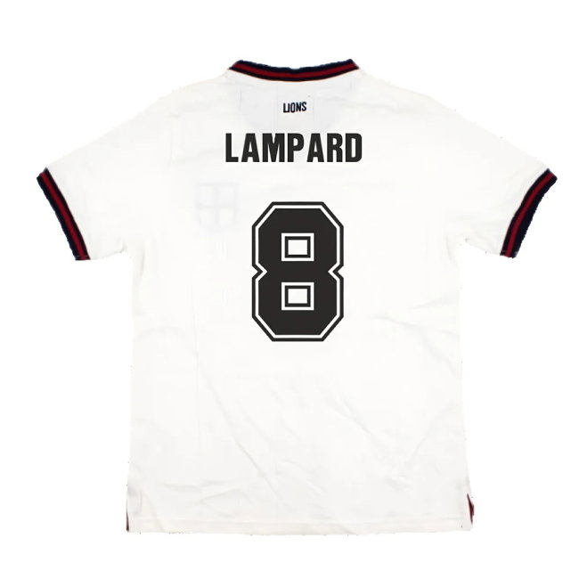 Vintage Football England Home Retro Shirt (LAMPARD 8)