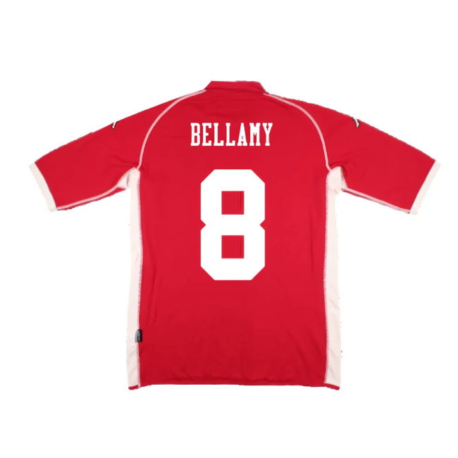 Wales 2002-03 Home Shirt ((Very Good) M) (Bellamy 8)