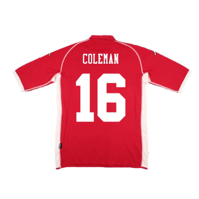 Wales 2002-03 Home Shirt ((Very Good) M) (Coleman 16)