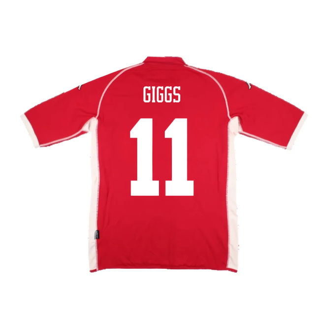 Wales 2002-03 Home Shirt ((Very Good) M) (Giggs 11)