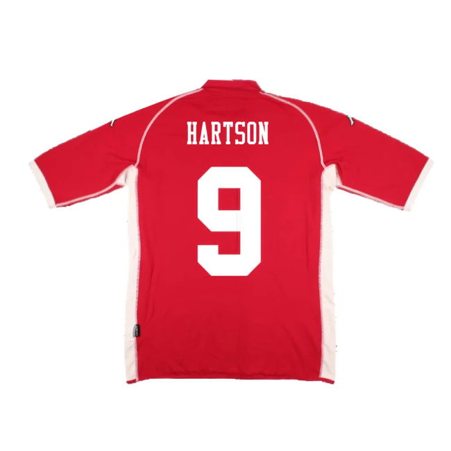 Wales 2002-03 Home Shirt ((Very Good) M) (Hartson 9)