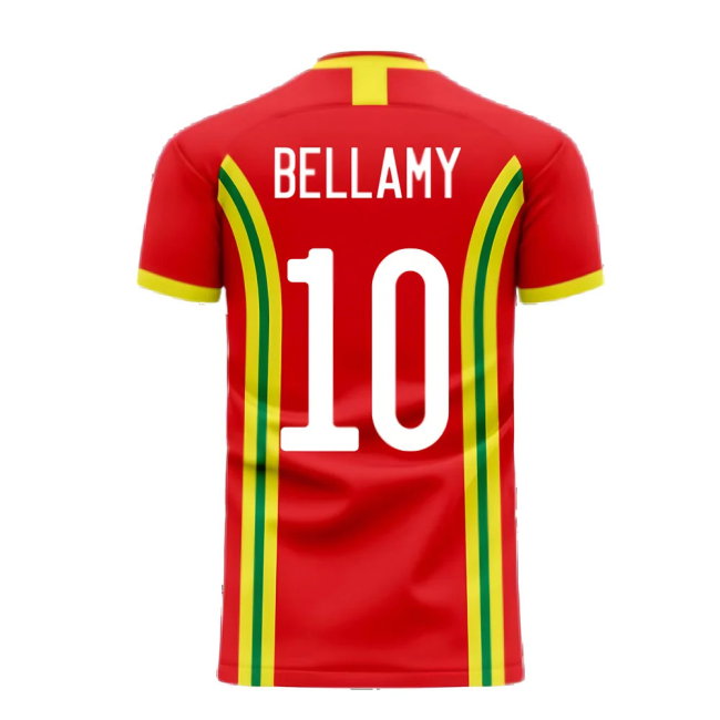 Wales 2025-2026 Home Concept Football Kit (Libero) (BELLAMY 10)