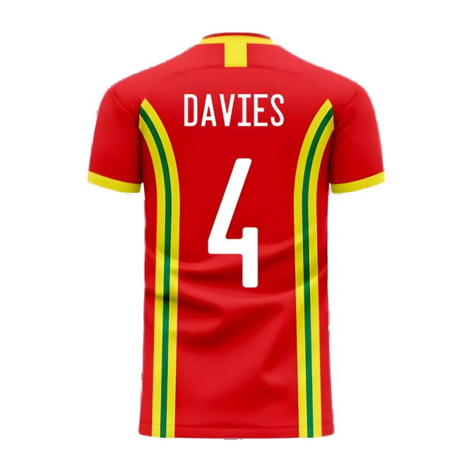 Wales 2025-2026 Home Concept Football Kit (Libero) (DAVIES 4)