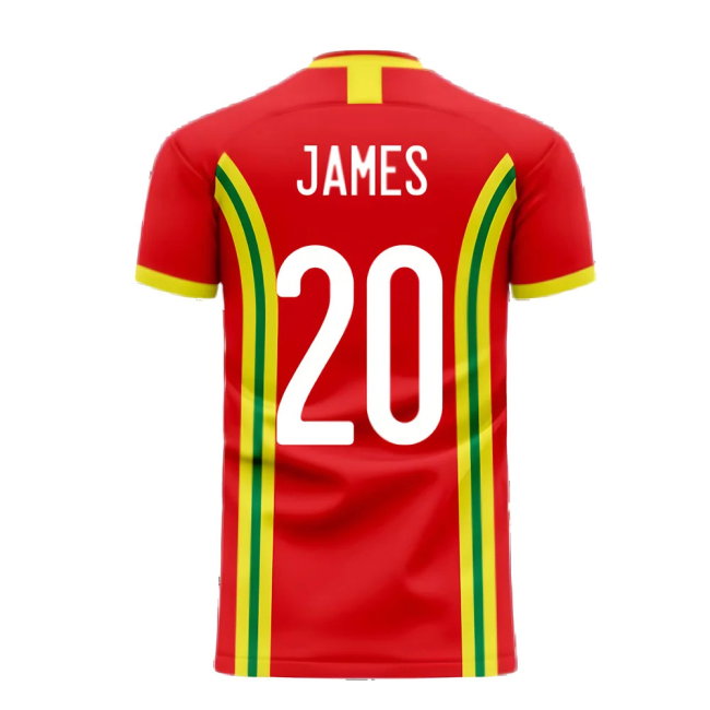 Wales 2025-2026 Home Concept Football Kit (Libero) (JAMES 20)