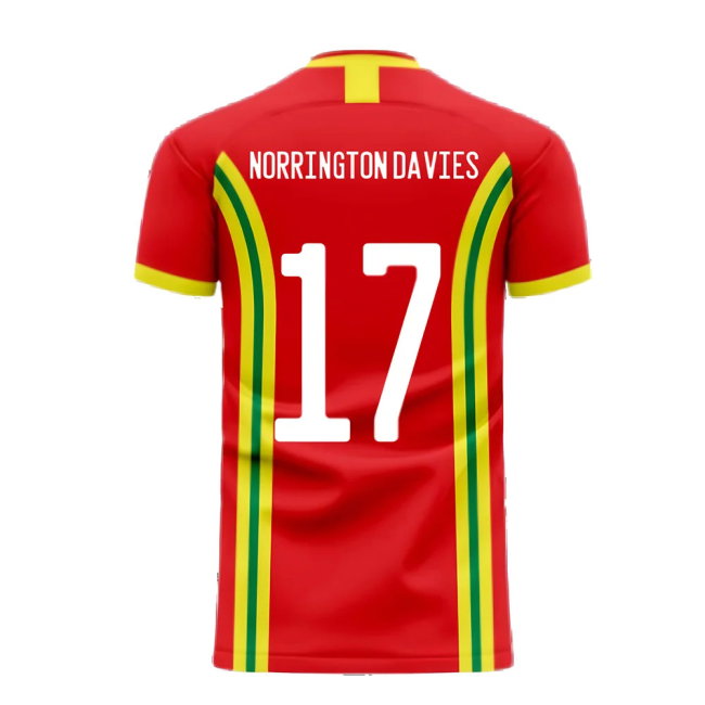 Wales 2025-2026 Home Concept Football Kit (Libero) (NORRINGTON DAVIES 17)