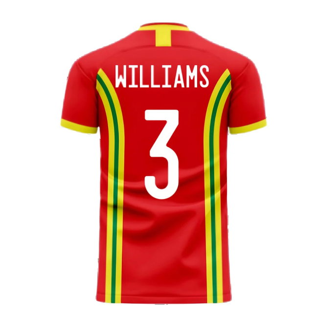 Wales 2025-2026 Home Concept Football Kit (Libero) (WILLIAMS 3)