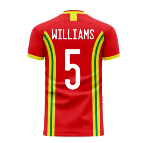 Wales 2022-2023 Home Concept Football Kit (Libero) (WILLIAMS 5)