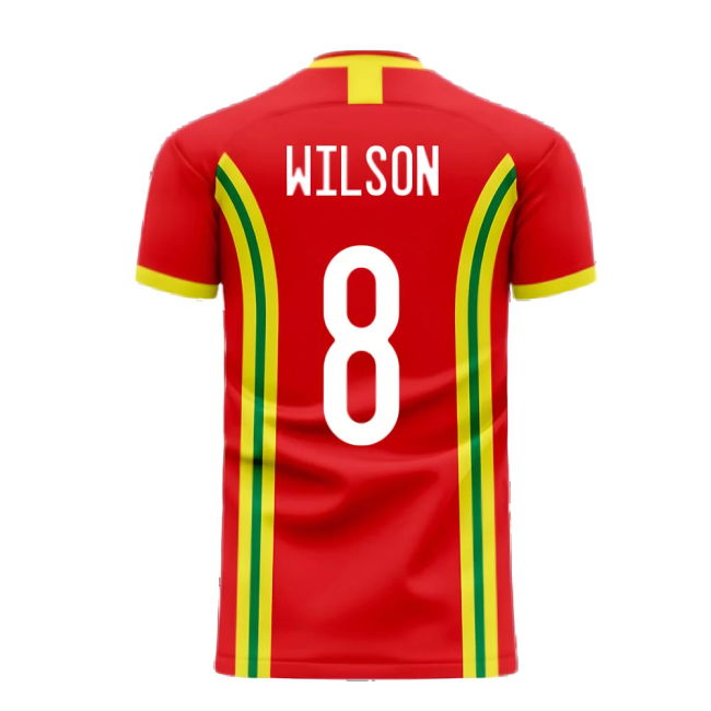 Wales 2025-2026 Home Concept Football Kit (Libero) (WILSON 8)