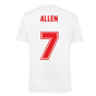 Wales 2021 Polyester T-Shirt (White) (ALLEN 7)