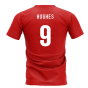 Wales Football Team T-Shirt - Red (HUGHES 9)