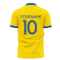 We Are With You Ukraine Concept Football Kit (Libero) (Your Name)