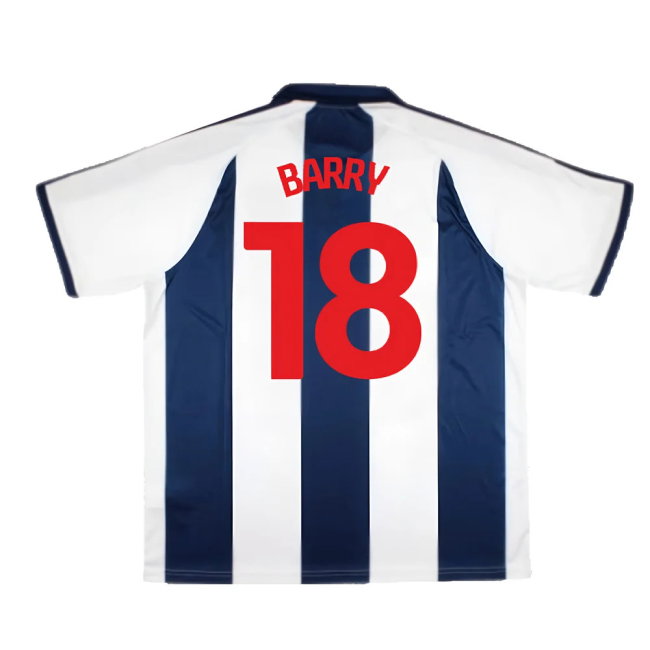 West Brom 2018-19 Home Shirt (XL) (Good) (Barry 18)