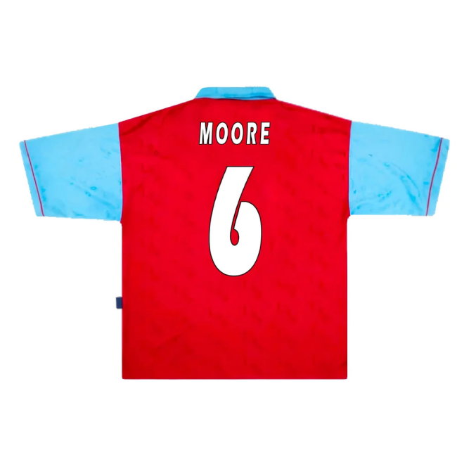 West Ham 1995-97 Home Shirt (XXL) (Mint) (MOORE 6)
