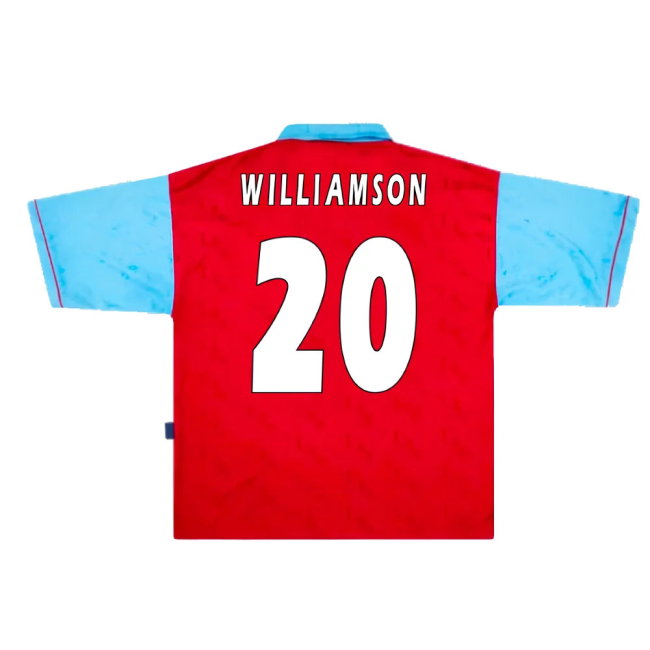 West Ham 1995-97 Home Shirt (XXL) (Mint) (Williamson 20)