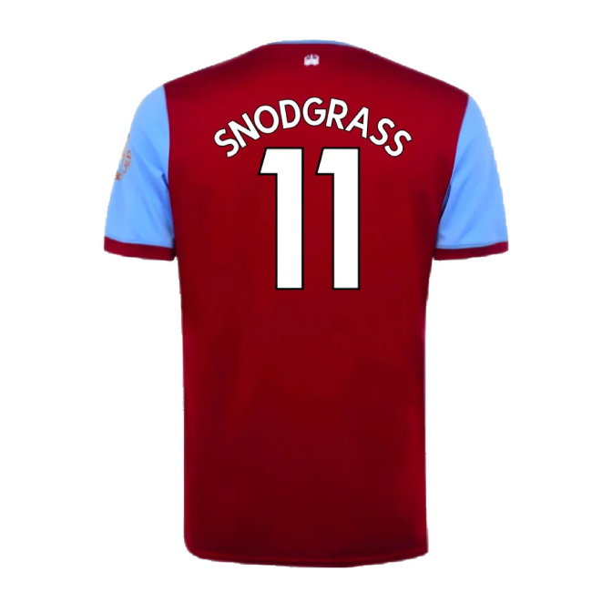 West Ham United 2019-20 Home Shirt (S) (Good) (SNODGRASS 11)