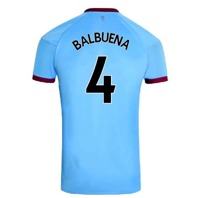 West Ham United 2020-21 Away Shirt (M) (Mint) (BALBUENA 4)