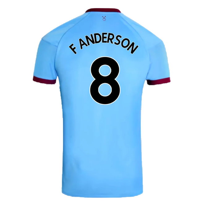 West Ham United 2020-21 Away Shirt (M) (Mint) (F ANDERSON 8)