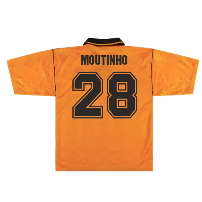 Wolves 1990-92 Home Shirt (L) (Very Good) (Moutinho 28)