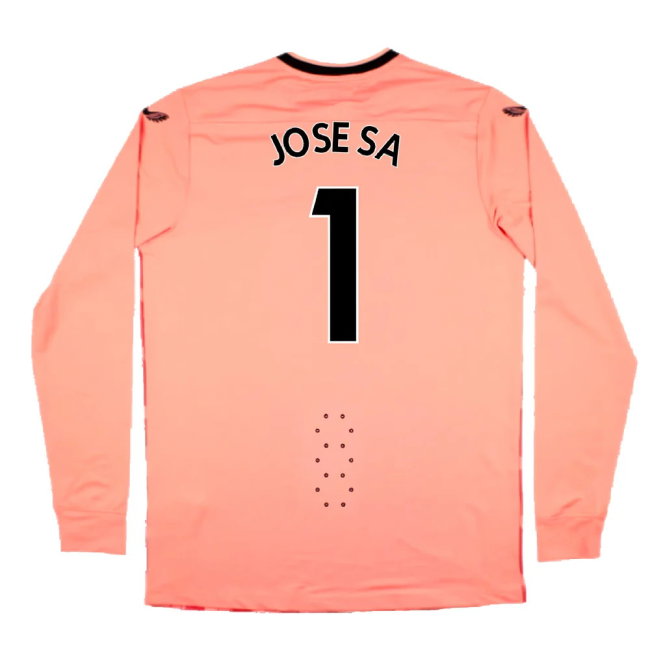Wolves 2022-23 Long Sleeve Goalkeeper Third Shirt (Pro-Version) (Sponsorless) (M) (Mint) (Jose Sa 1)