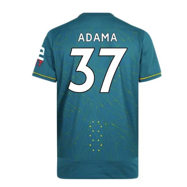 Wolves 2022-23 Pro Away Shirt (Sponsorless) (XXL) (Mint) (ADAMA 37)