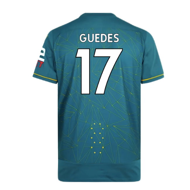 Wolves 2022-23 Pro Away Shirt (Sponsorless) (XXL) (Mint) (GUEDES 17)