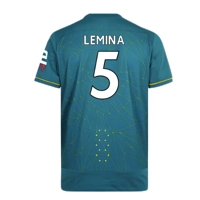 Wolves 2022-23 Pro Away Shirt (Sponsorless) (XXL) (Mint) (Lemina 5)