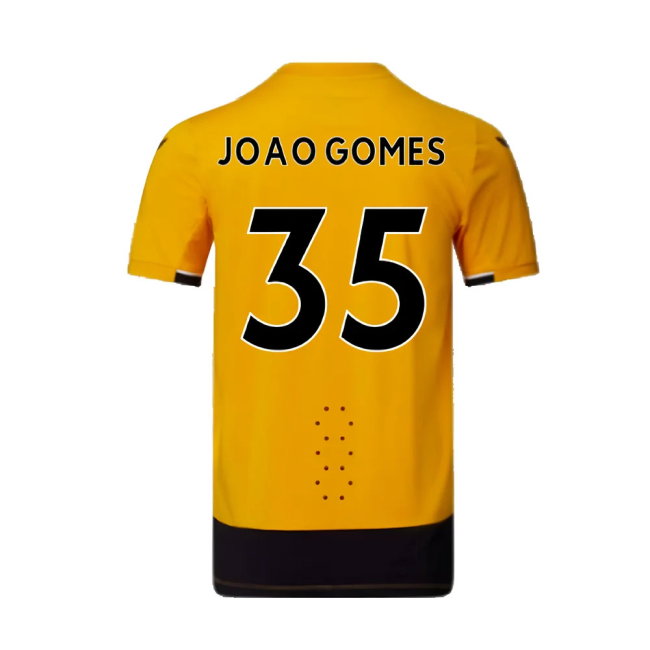 Wolves 2022-23 Pro Home Shirt (Sponsorless) (M) (Excellent) (Joao Gomes 35)