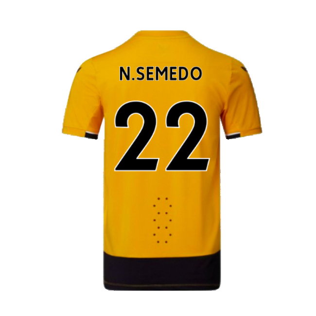 Wolves 2022-23 Pro Home Shirt (Sponsorless) (M) (Excellent) (N.SEMEDO 22)