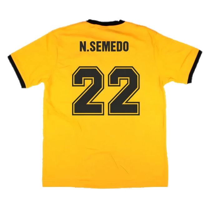 Wolves Toffs Retro Home Shirt (L) (N.Semedo 22) (BNWT)