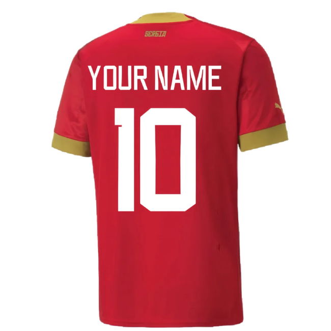 2022-2023 Serbia Home Shirt (Your Name)